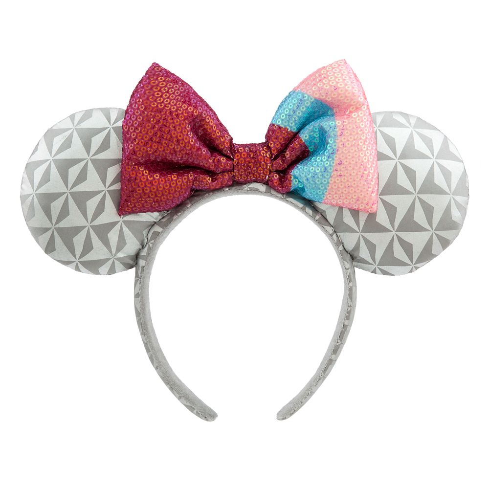 Epcot Bubblegum Wall Minnie Mouse Ear Headband for Adults image