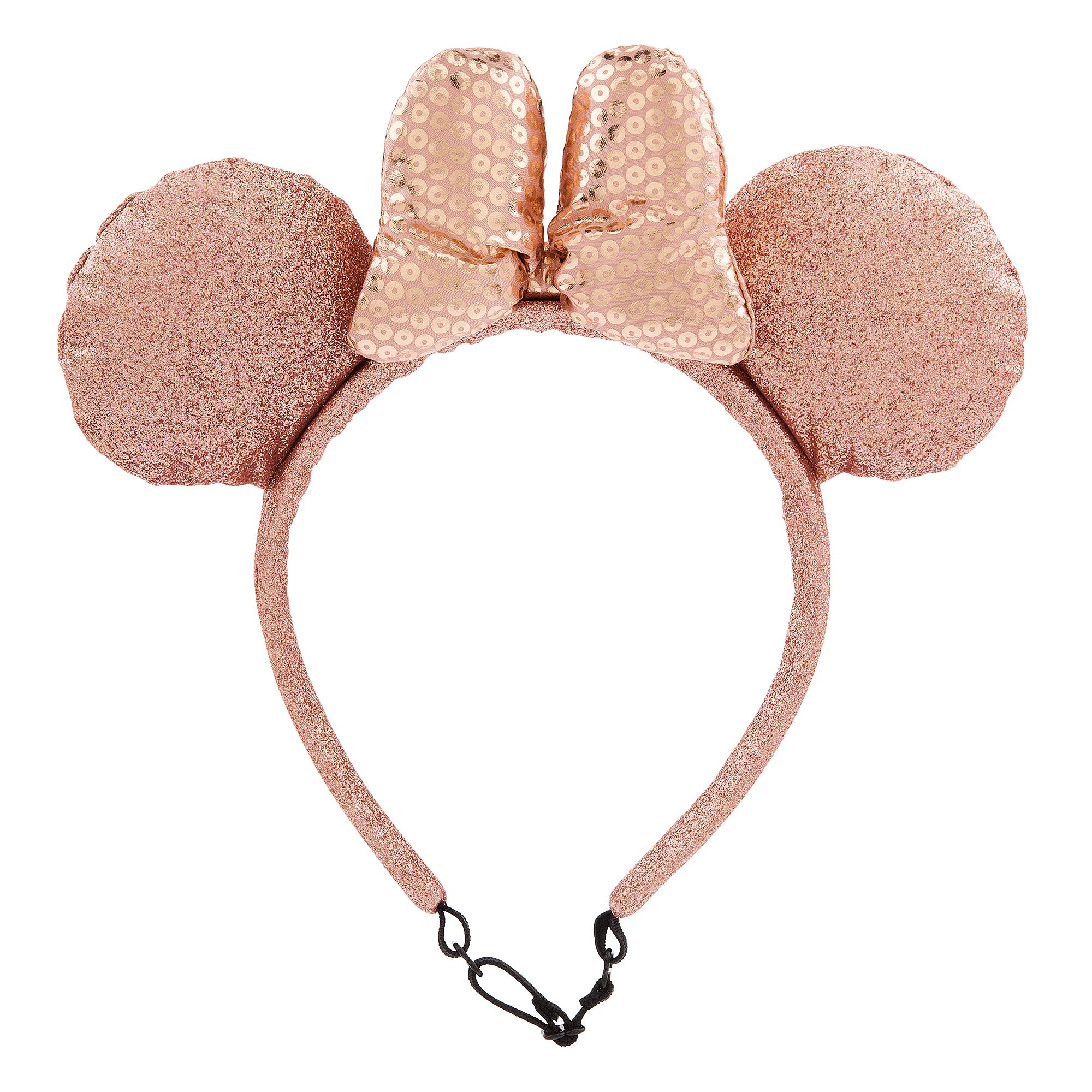 Minnie Mouse Ear Headband for Dogs – Rose Gold image
