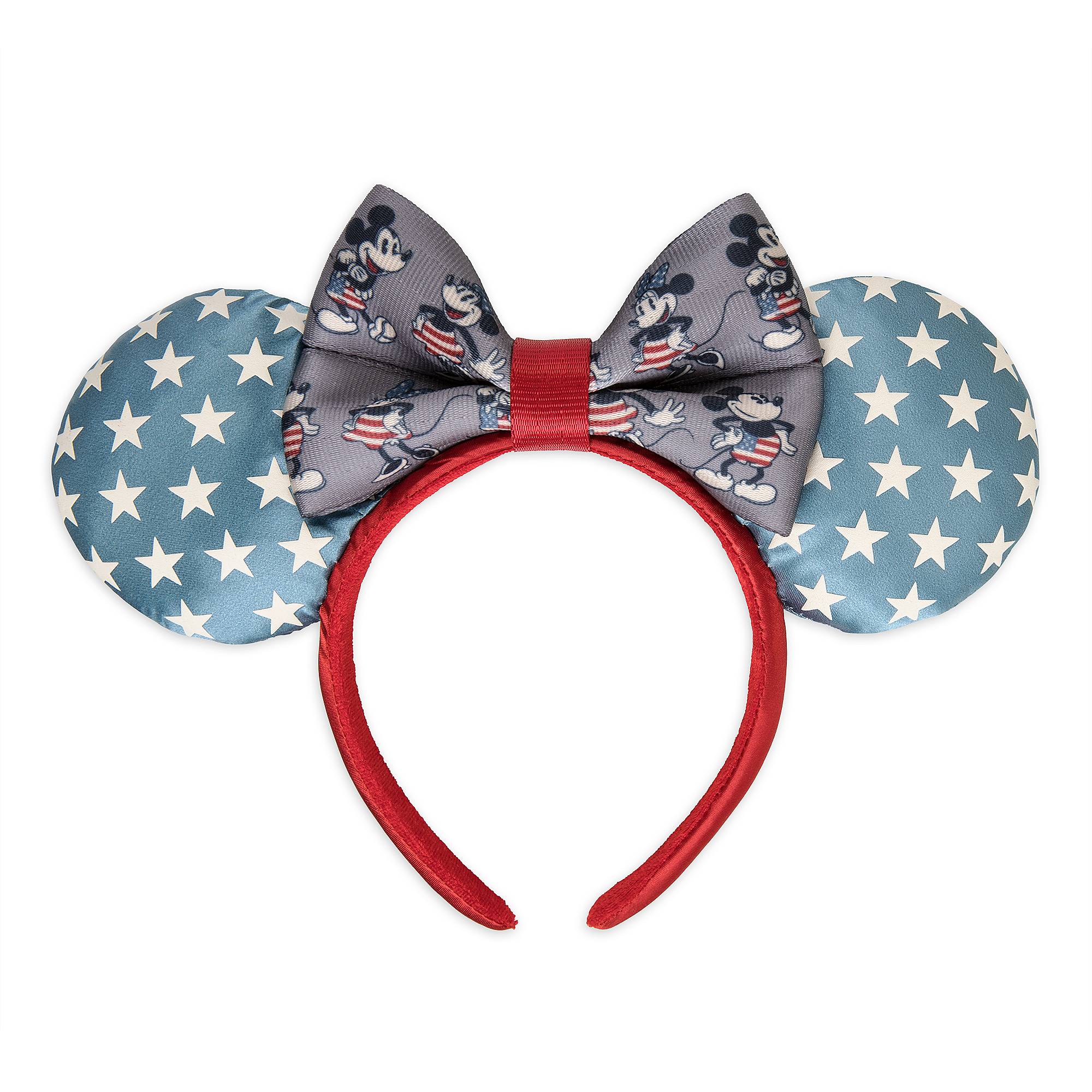 Mickey and Minnie Mouse Americana Ear Headband by Harveys - Limited Release image