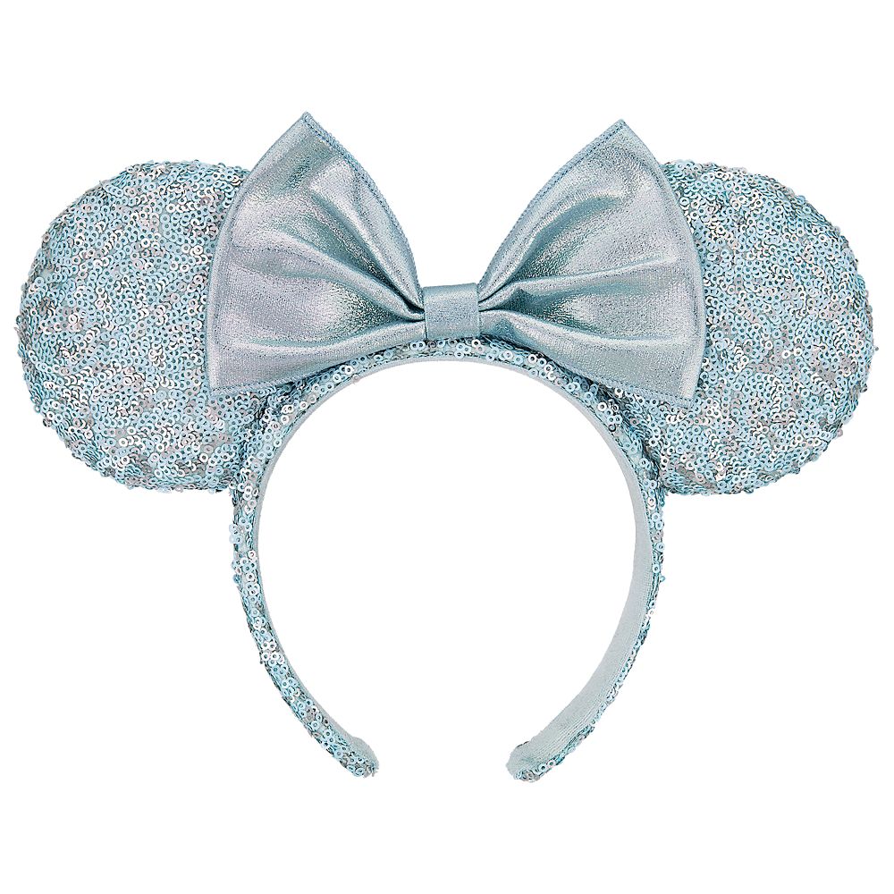 Minnie Mouse Sequined Ear Headband for Adults – Arendelle Aqua image