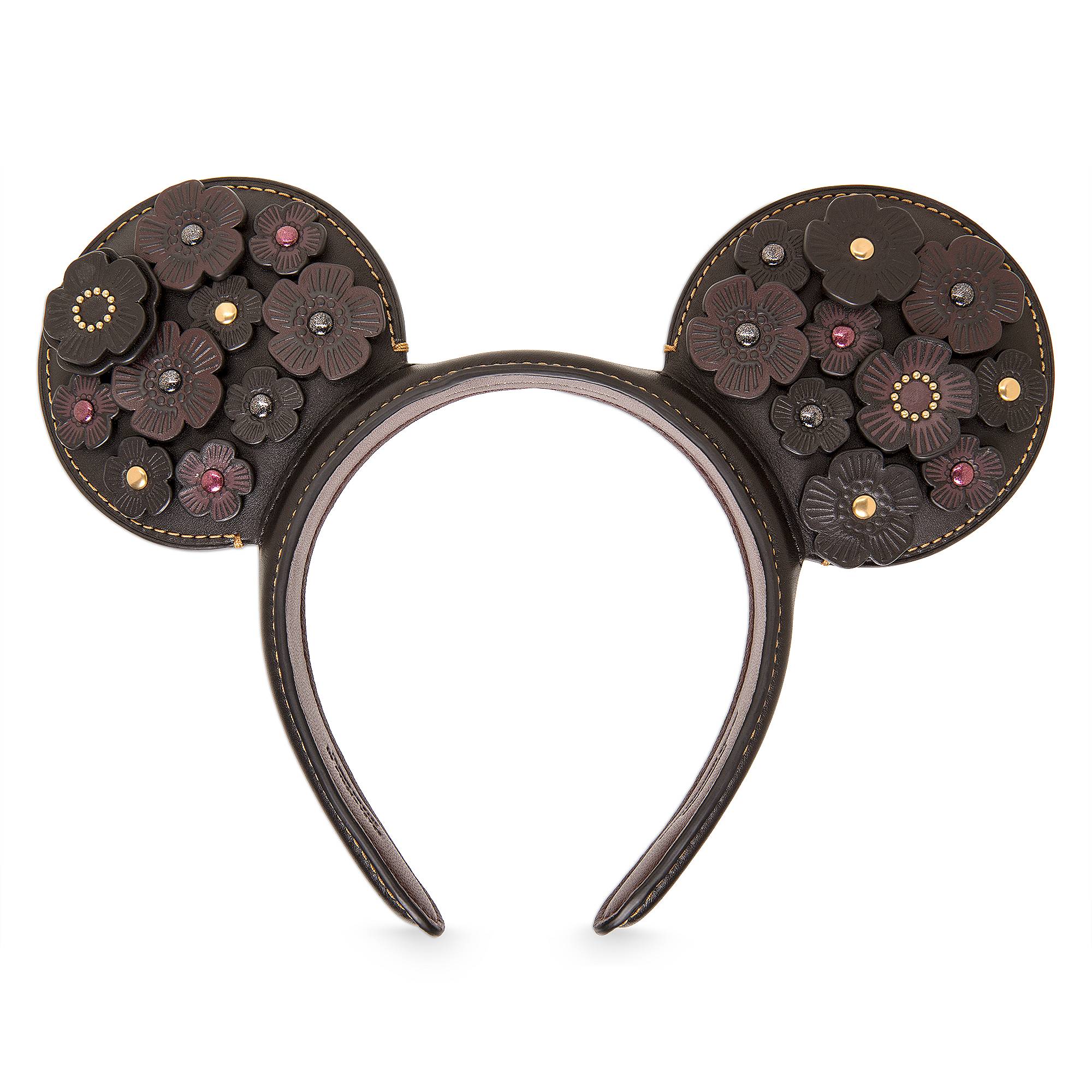 Minnie Mouse Leather Ear Headband by COACH image