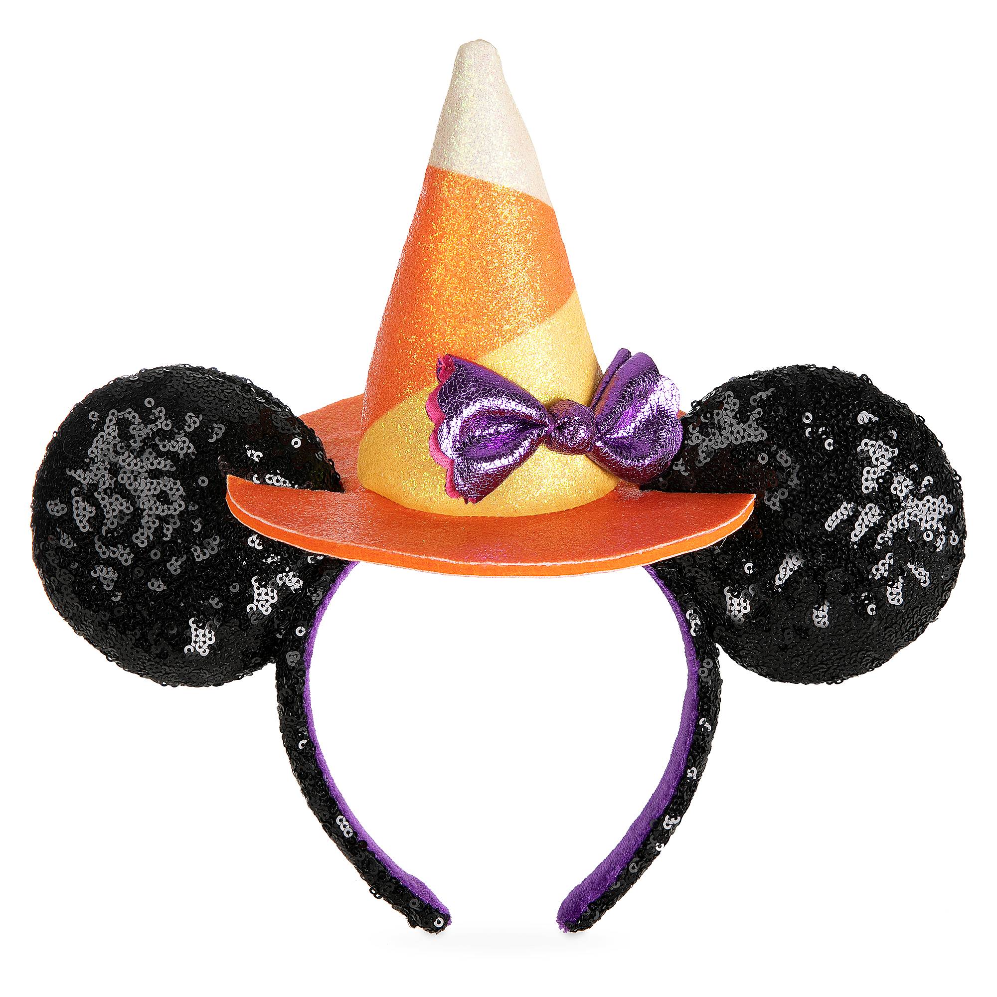 Minnie Mouse Halloween Witch Sequined Ear Headband image
