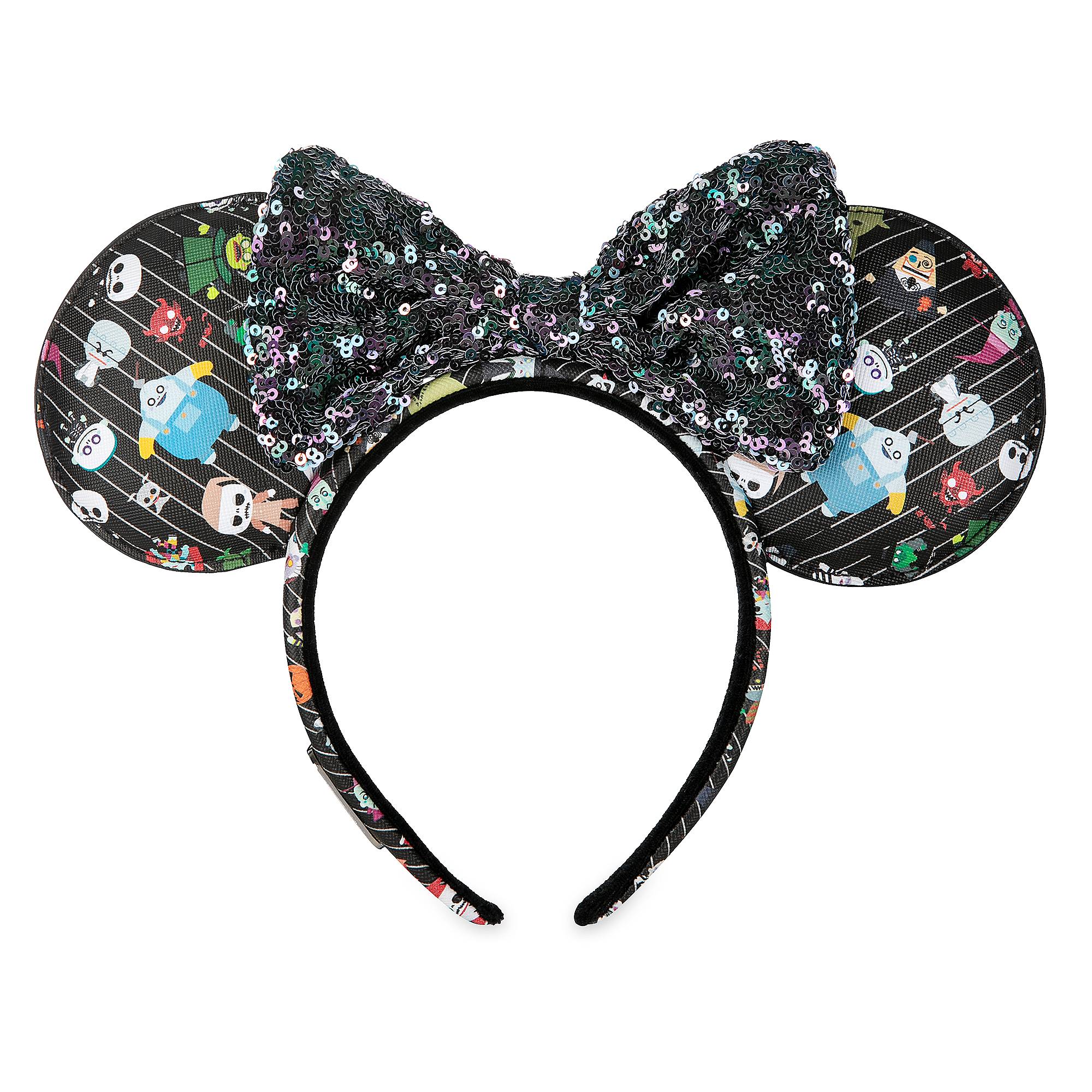 The Nightmare Before Christmas Minnie Mouse Ear Headband by Loungefly image