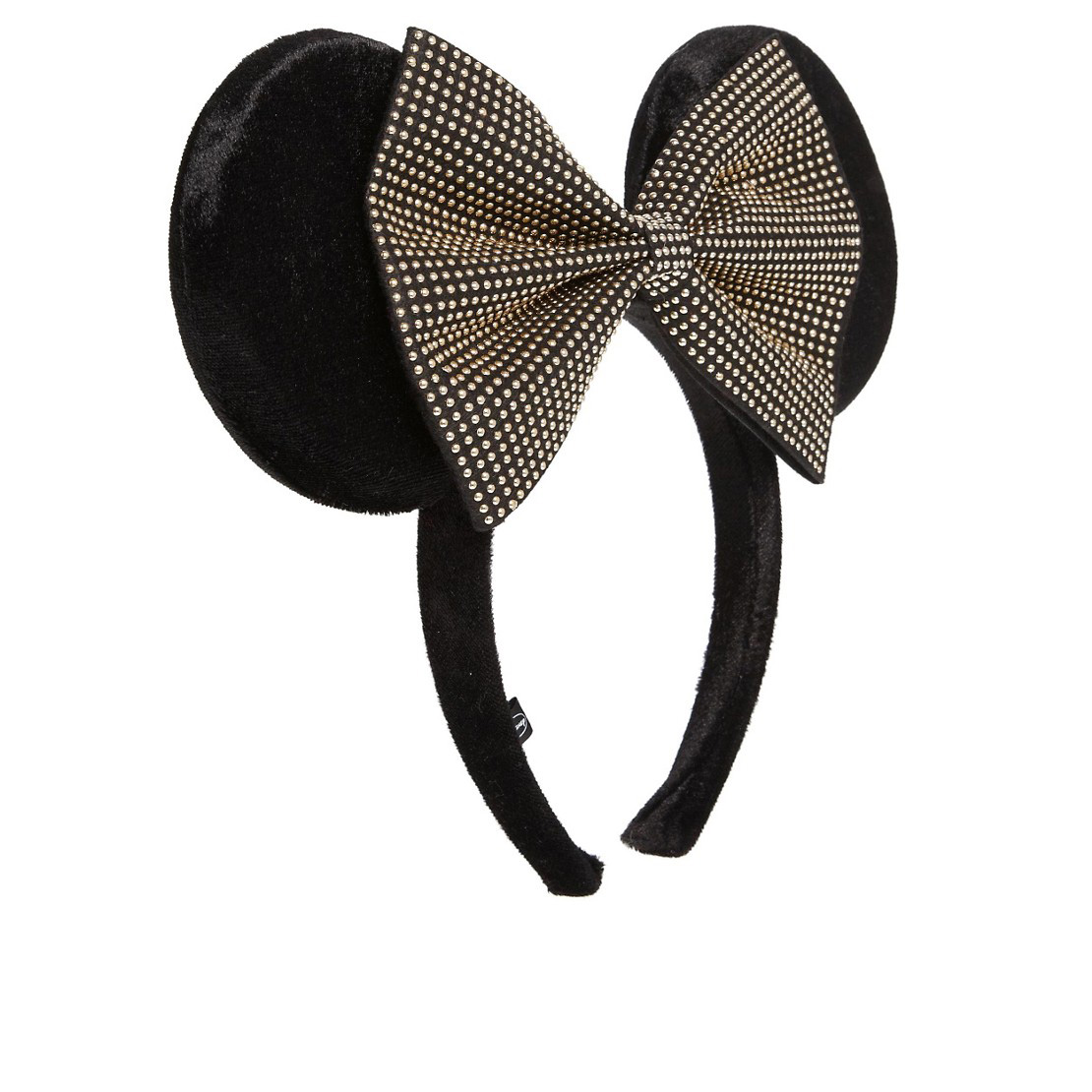 Disney Minnie Mouse Oversize Studded Bow Ears Aliceband image