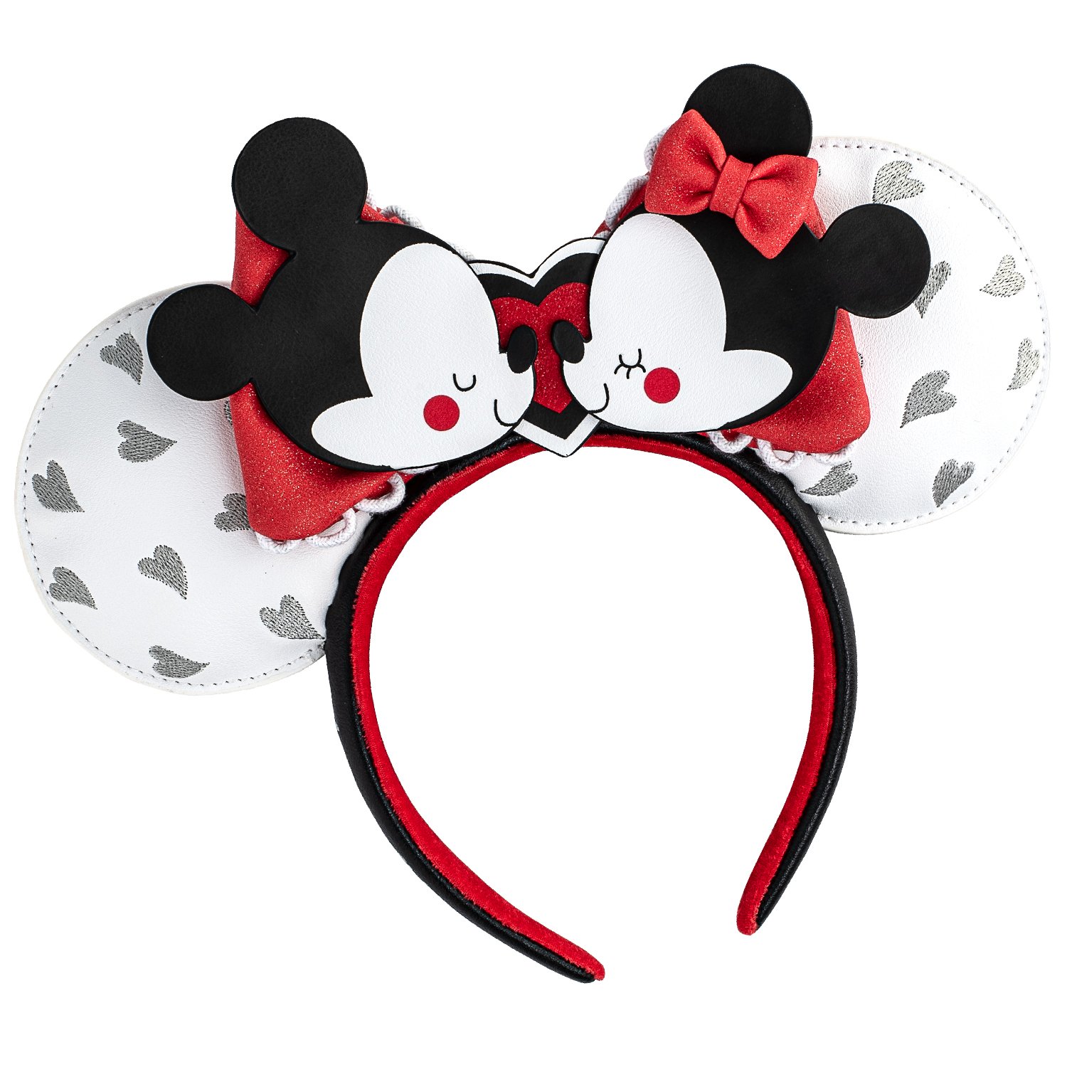 Disney Mickey & Minnie Love Ears Headband by Loungefly image